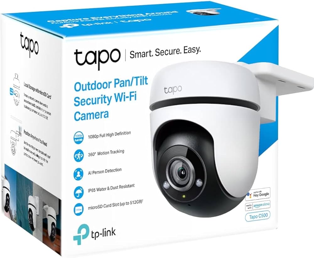 Tapo C500 Camera Wi-Fi An Ninh Quay/Quét Ngoài Trời
