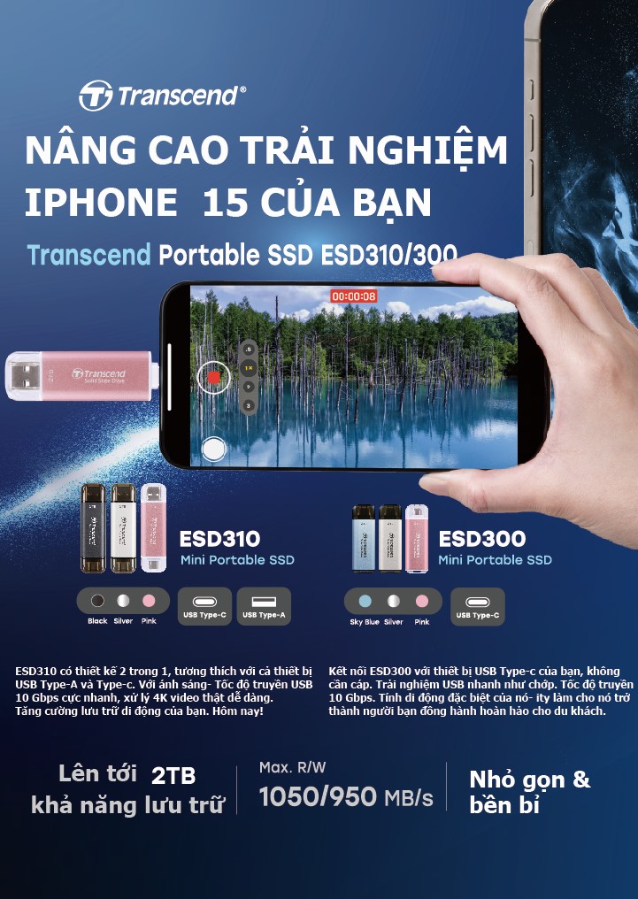 Transcend Portable SSD ESD310/300