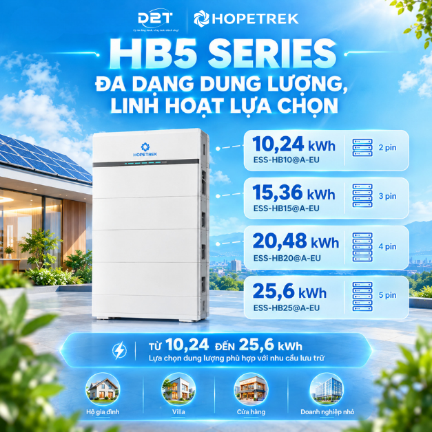 HOPETREK HB5 SERIES ĐA DẠNG DUNG LƯỢNG – LINH HOẠT LỰA CHỌN