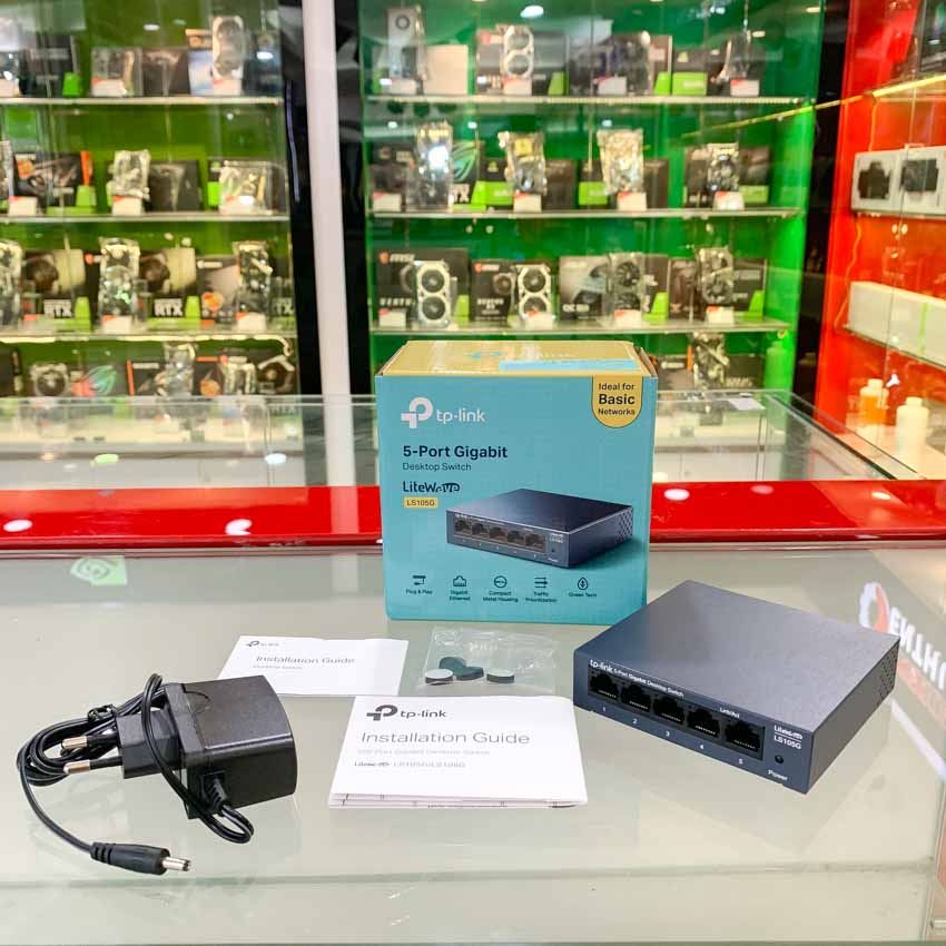 Switch mạng TP-Link LS105G – Giải pháp mở rộng mạng nhỏ gọn, hiệu quả!