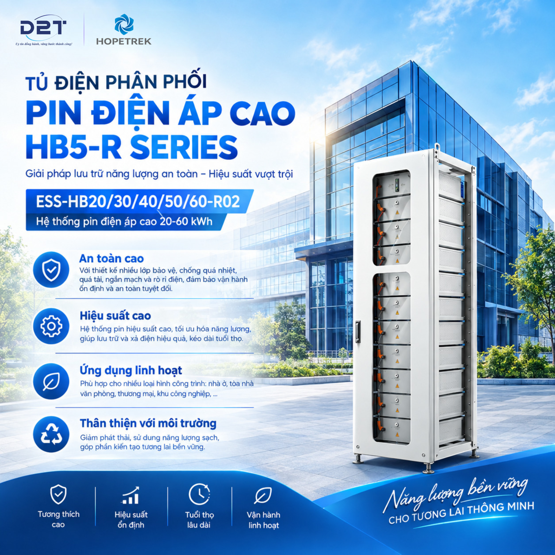 Pin điện áp cao HB5-R Series – Giải pháp lưu trữ năng lượng hiệu quả