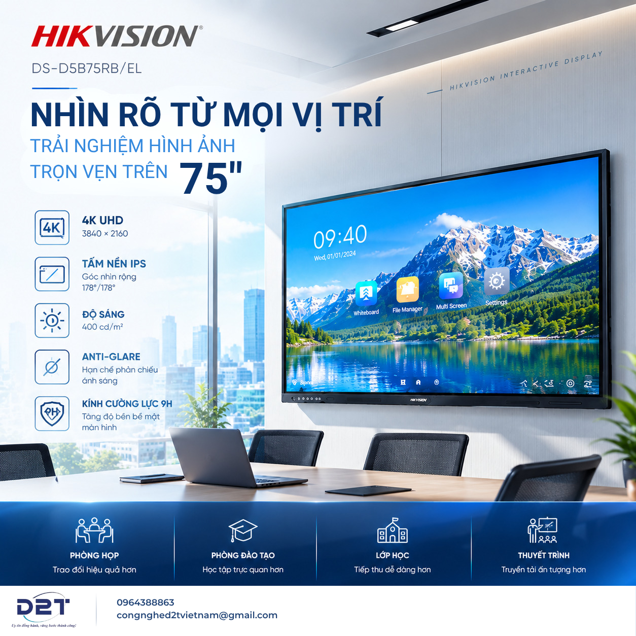 NHÌN RÕ TỪ MỌI VỊ TRÍ – TRẢI NGHIỆM HÌNH ẢNH TRỌN VẸN TRÊN 75