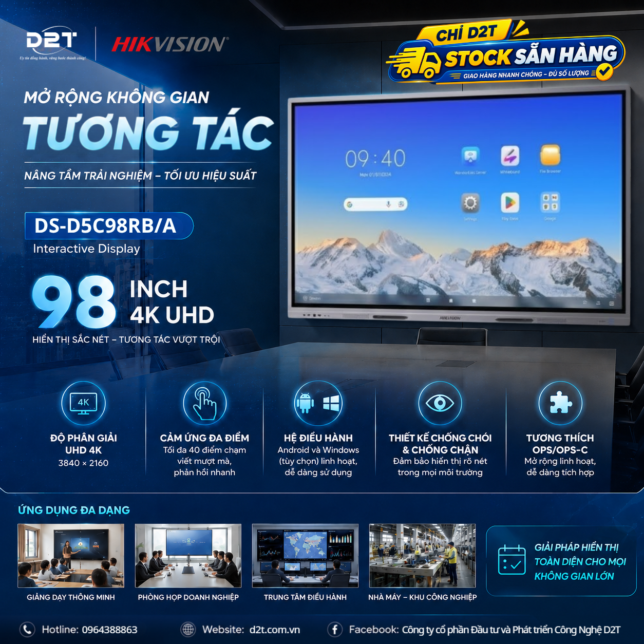 MỞ RỘNG KHÔNG GIAN – NÂNG TẦM TƯƠNG TÁC