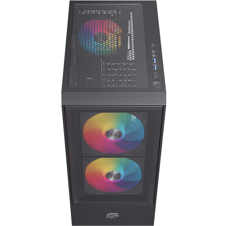 CASE EINAREX P100 RGB BLACK