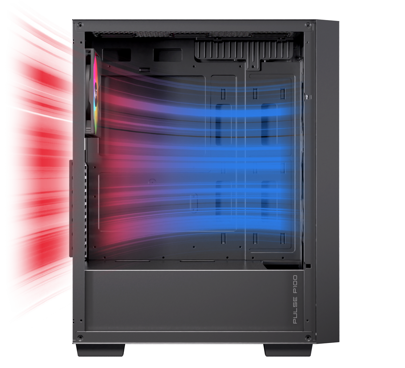 CASE EINAREX P100 RGB BLACK