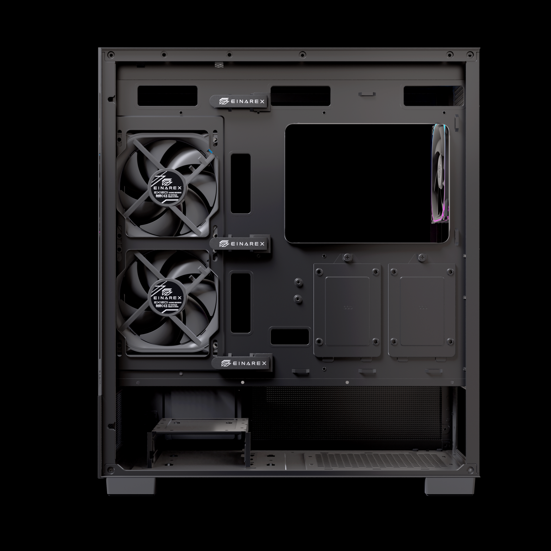 CASE EINAREX S501D RGB BLACK