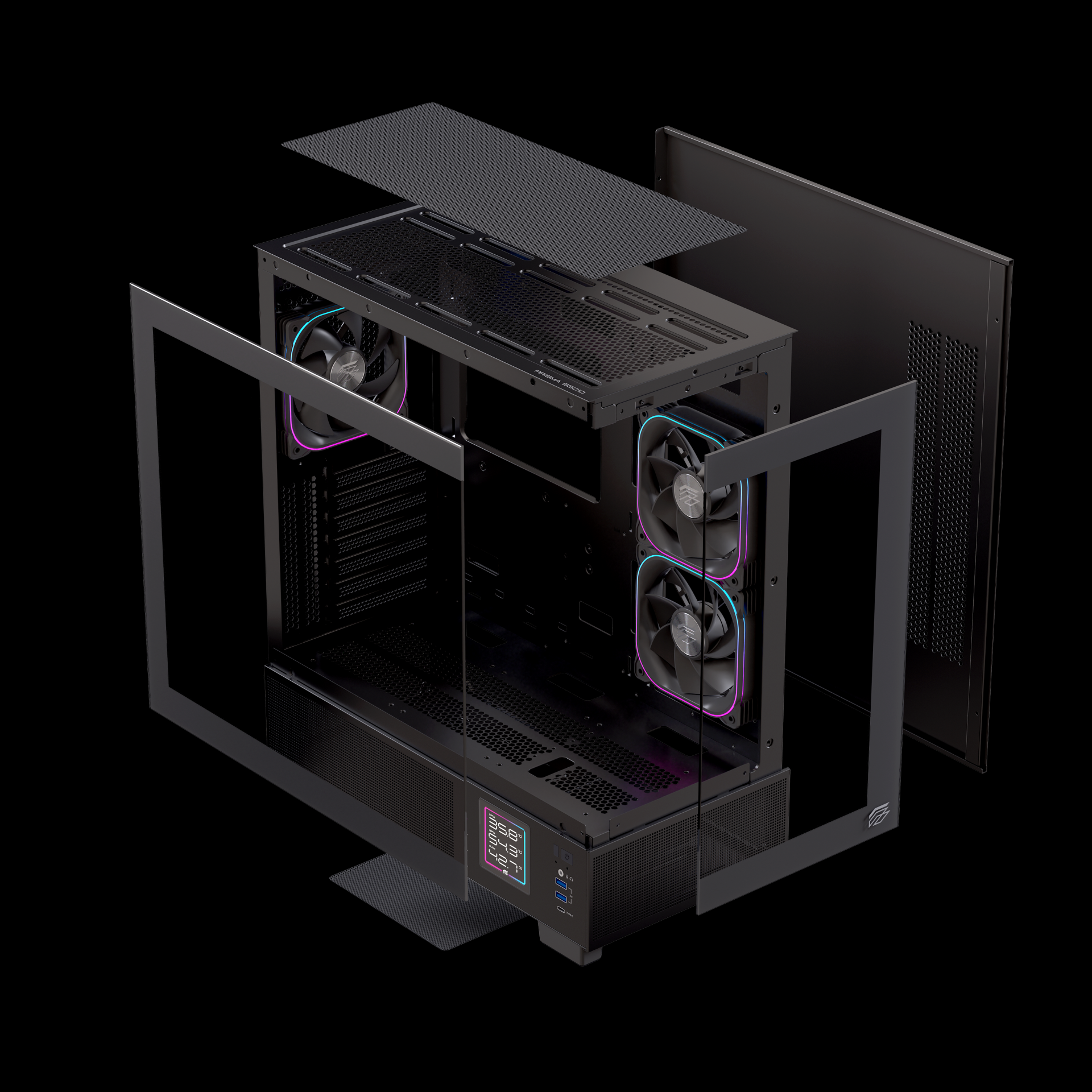 CASE EINAREX S501D RGB BLACK