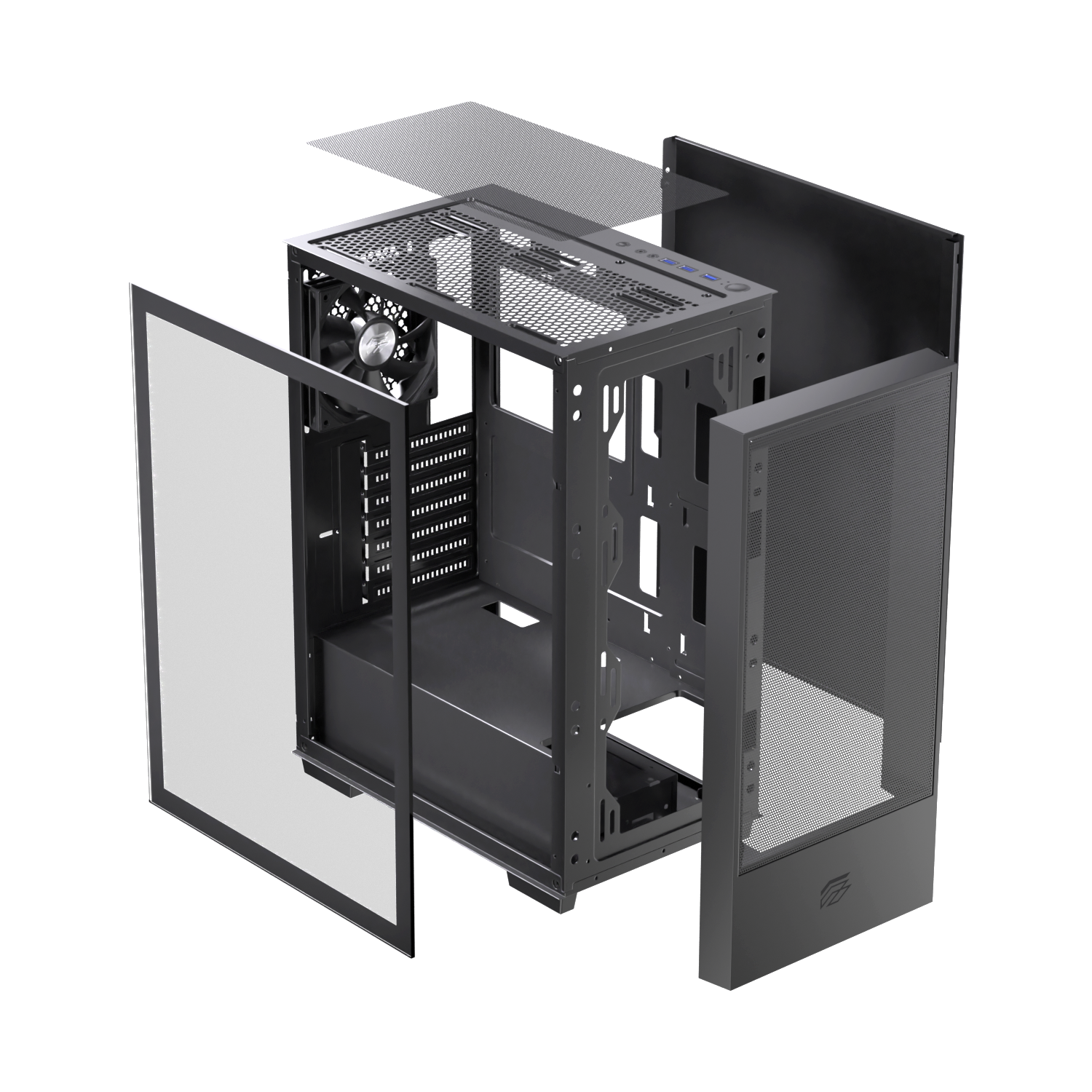 CASE EINAREX P100 CORE BLACK