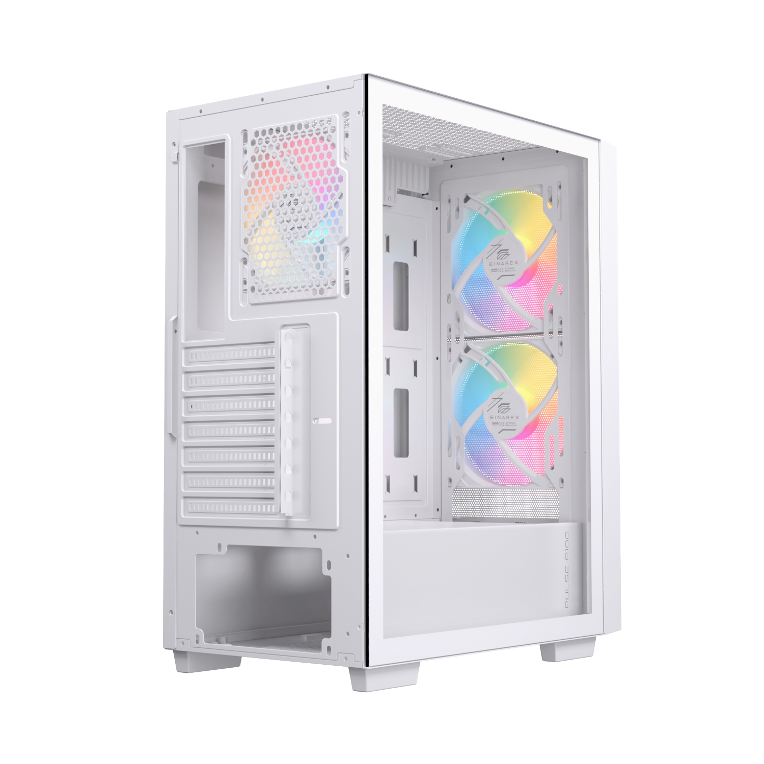 CASE EINAREX P100 RGB WHITE