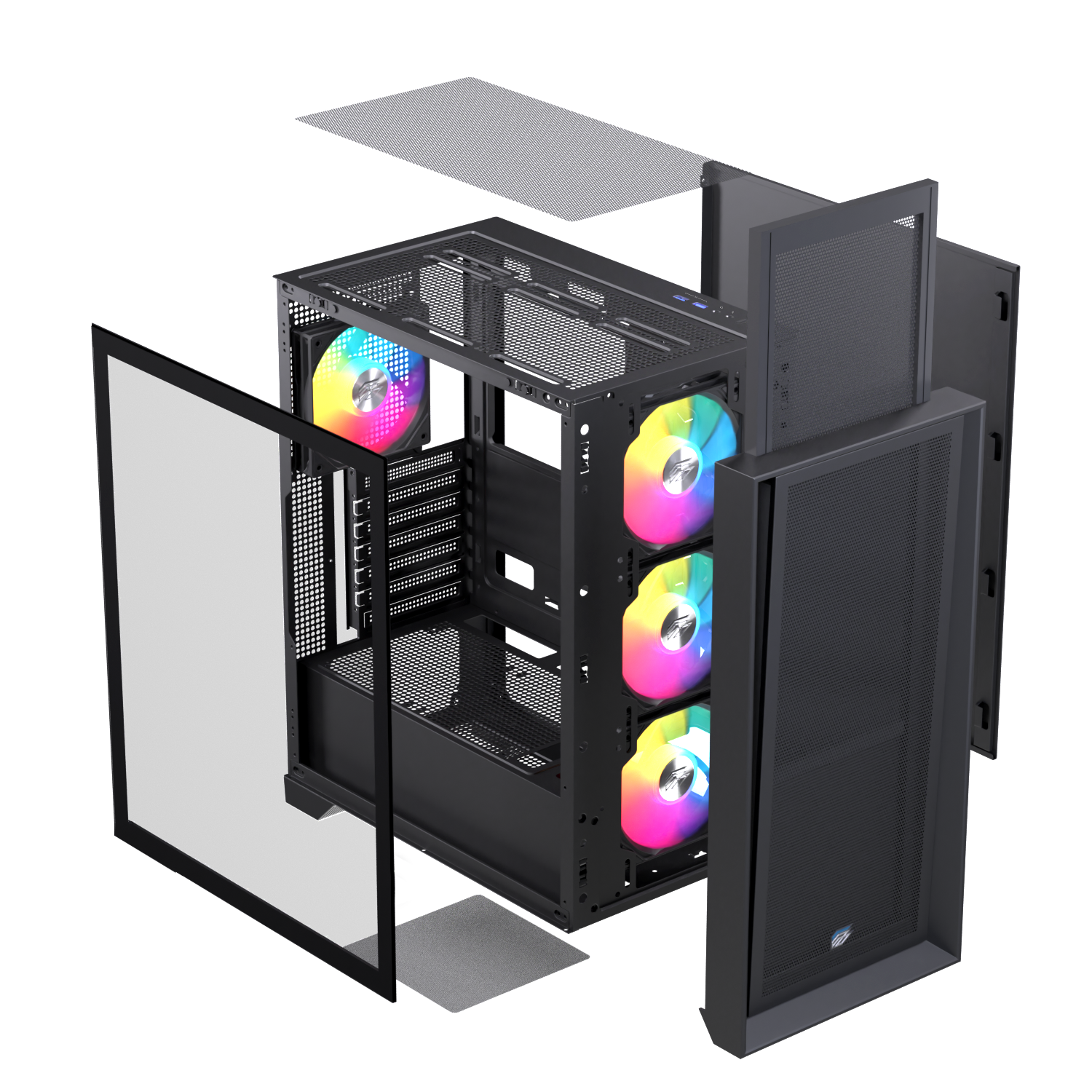 CASE EINAREX P600 RGB BLACK