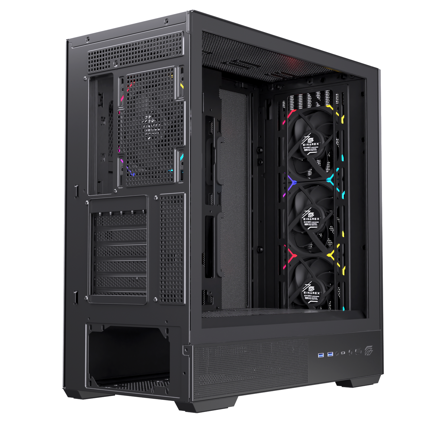 CASE EINAREX P800 RGB BLACK 