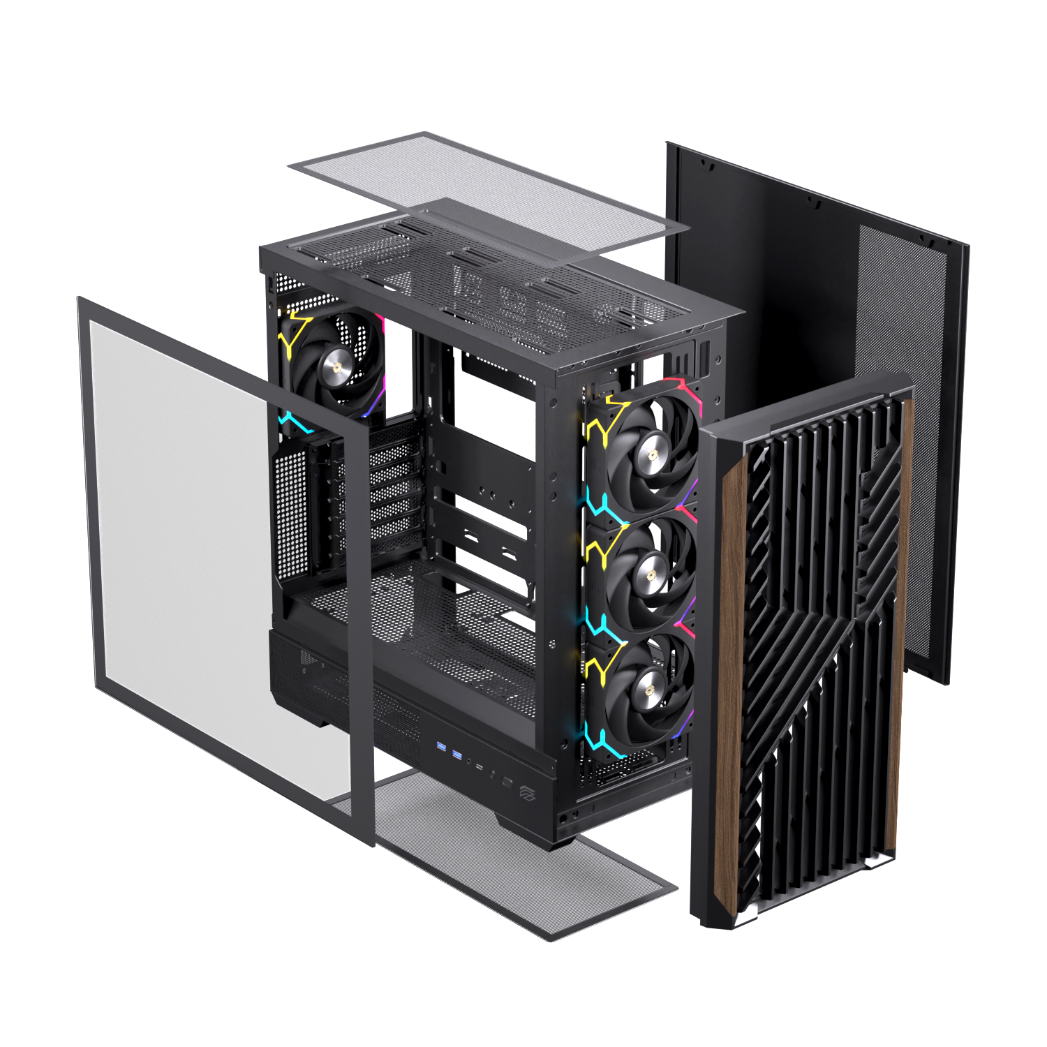 CASE EINAREX P800 RGB BLACK 