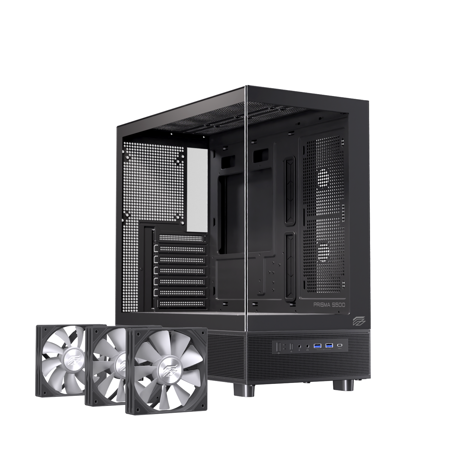 CASE EINAREX S500 RGB BLACK