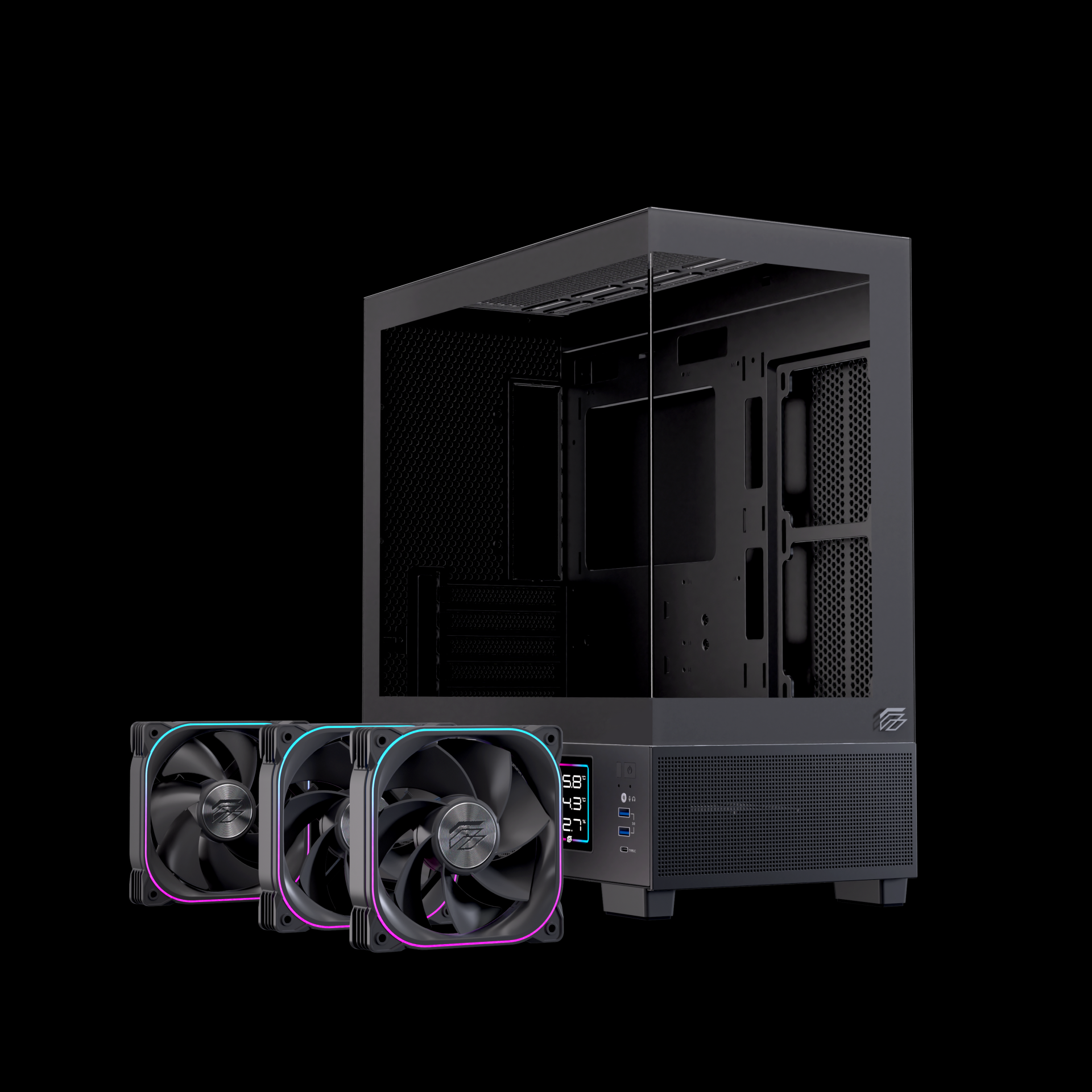 CASE EINAREX SM501D RGB BLACK