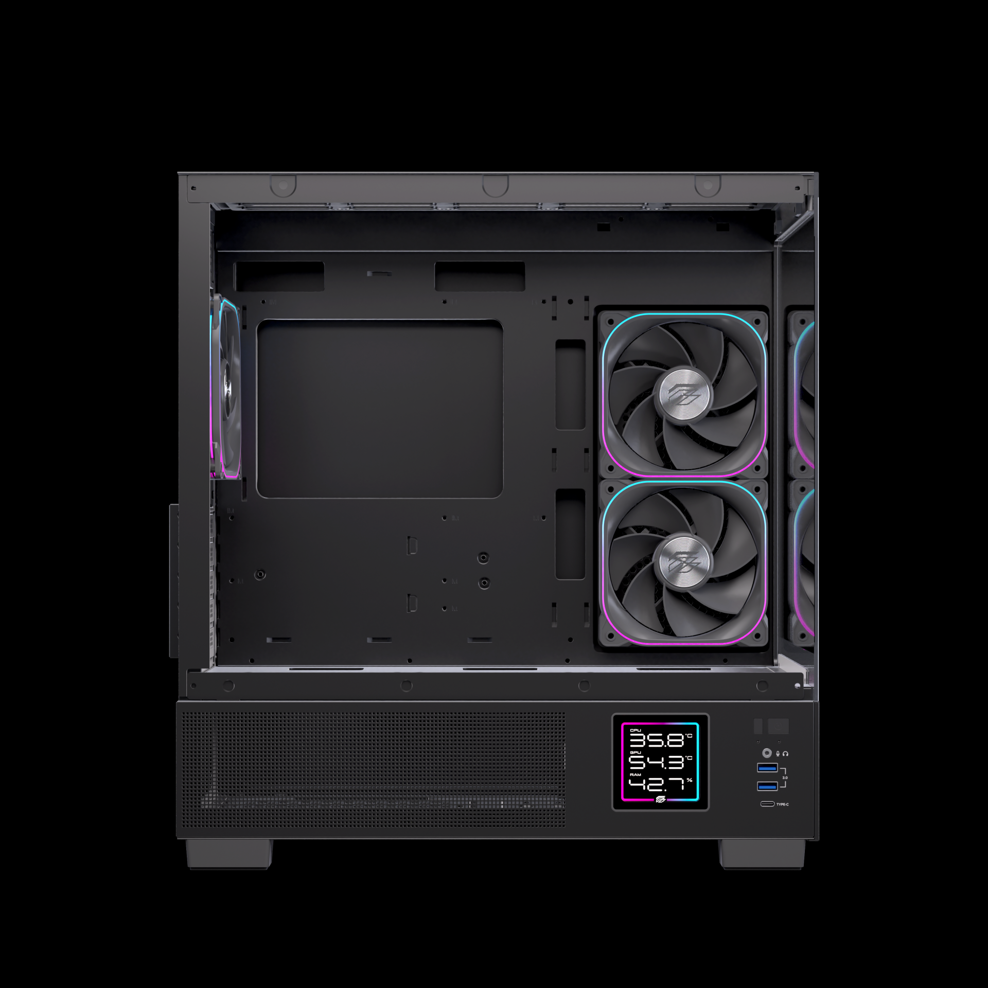 CASE EINAREX SM501D RGB BLACK