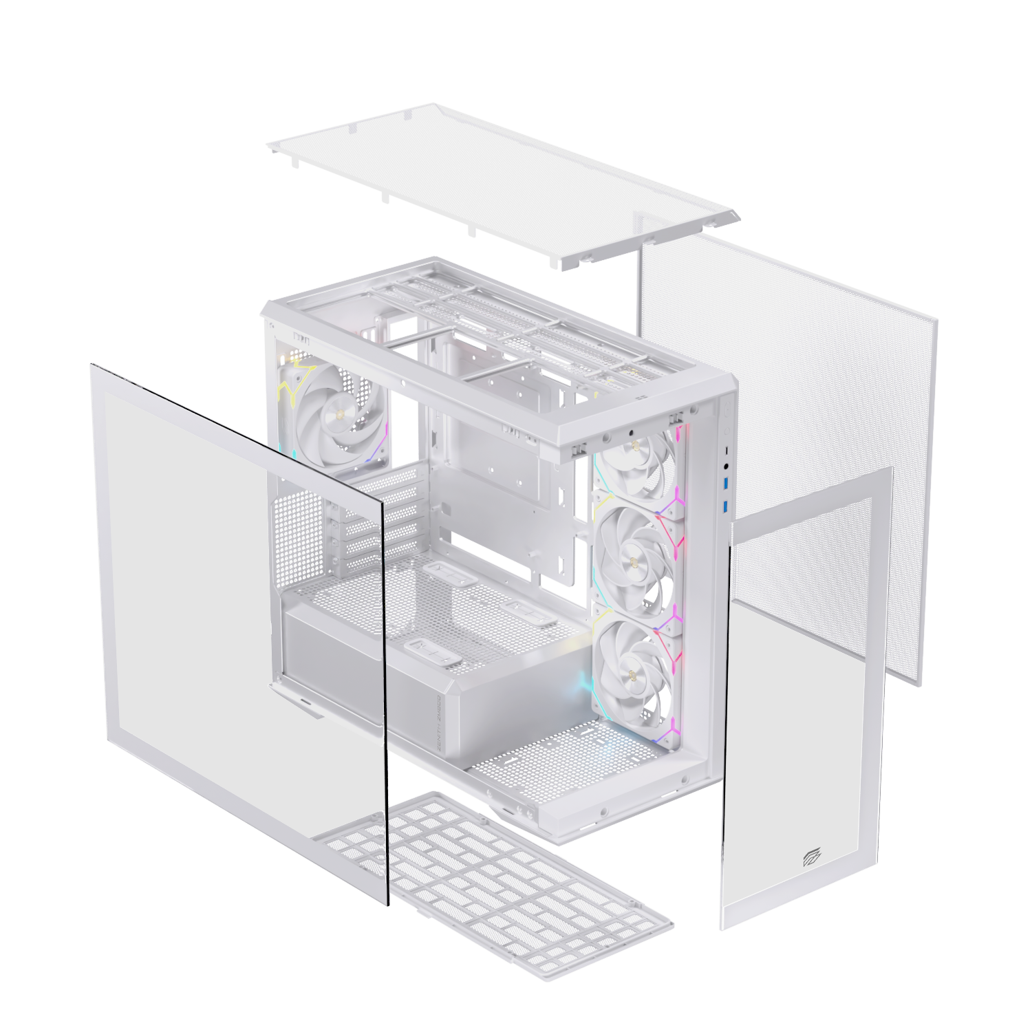 CASE EINAREX ZM800 RGB WHITE