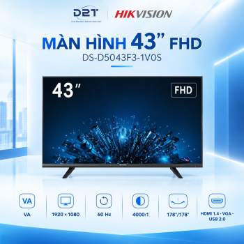 MÀN HÌNH 43” FHD – HIỂN THỊ RÕ NÉT, VẬN HÀNH ỔN ĐỊNH