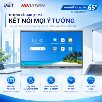 HIKVISION DS-D5B65RB/FP – MÀN HÌNH TƯƠNG TÁC 65