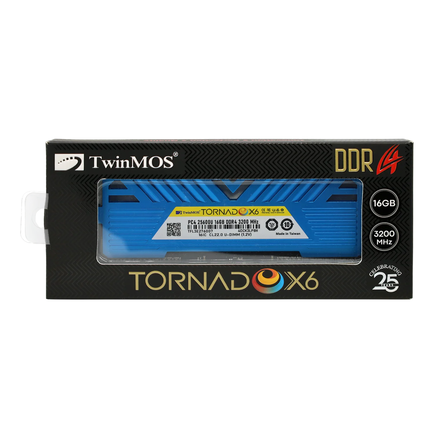 TwinMOS TornadoX6 DDR4 3200MHz U-DIMM
