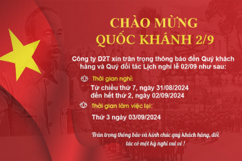 THÔNG BÁO NGHỈ LỄ QUỐC KHÁNH 02/09